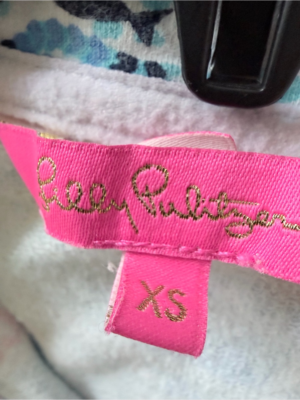Lilly Pulitzer Nantucket Nautical Print Quarter-Zip Pullover - Picture 8 of 9